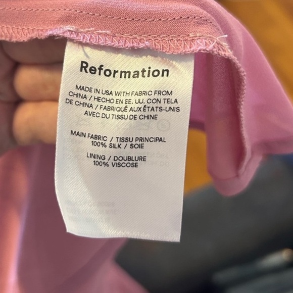 Reformation Joana Silk Dress - Picture 5 of 5